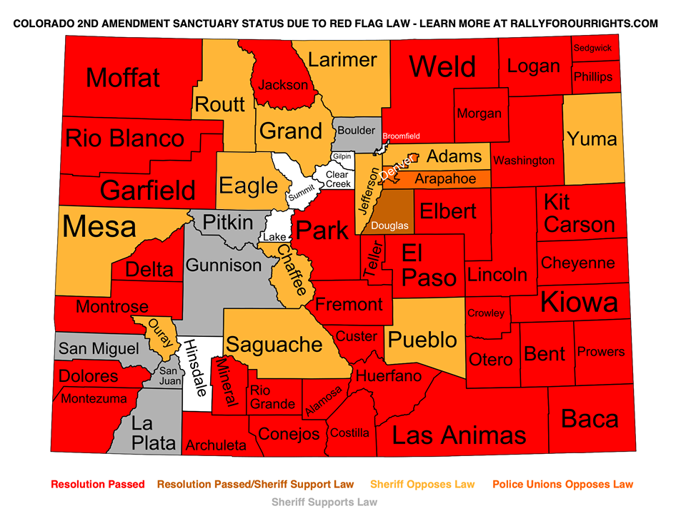 Colorado Counties Say WE WILL NOT COMPLY To Red Flag Law Should It Pass : Rally for our Rights