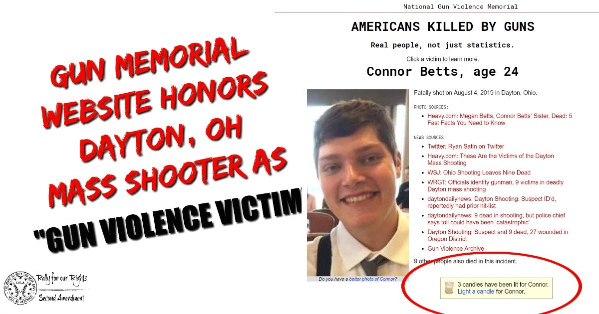 Gun Memorial Website Honors Dayton, OH Mass Shooter As Gun Violence ...