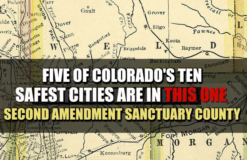 Five of Colorado's Ten Safest Cities Are In A Second Amendment Sanctuary County : Rally for our Rights