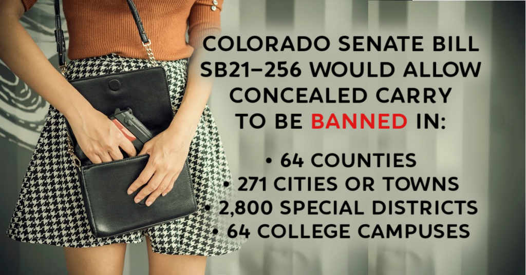 Concealed Carry Banned Under Proposed Colorado Gun Law