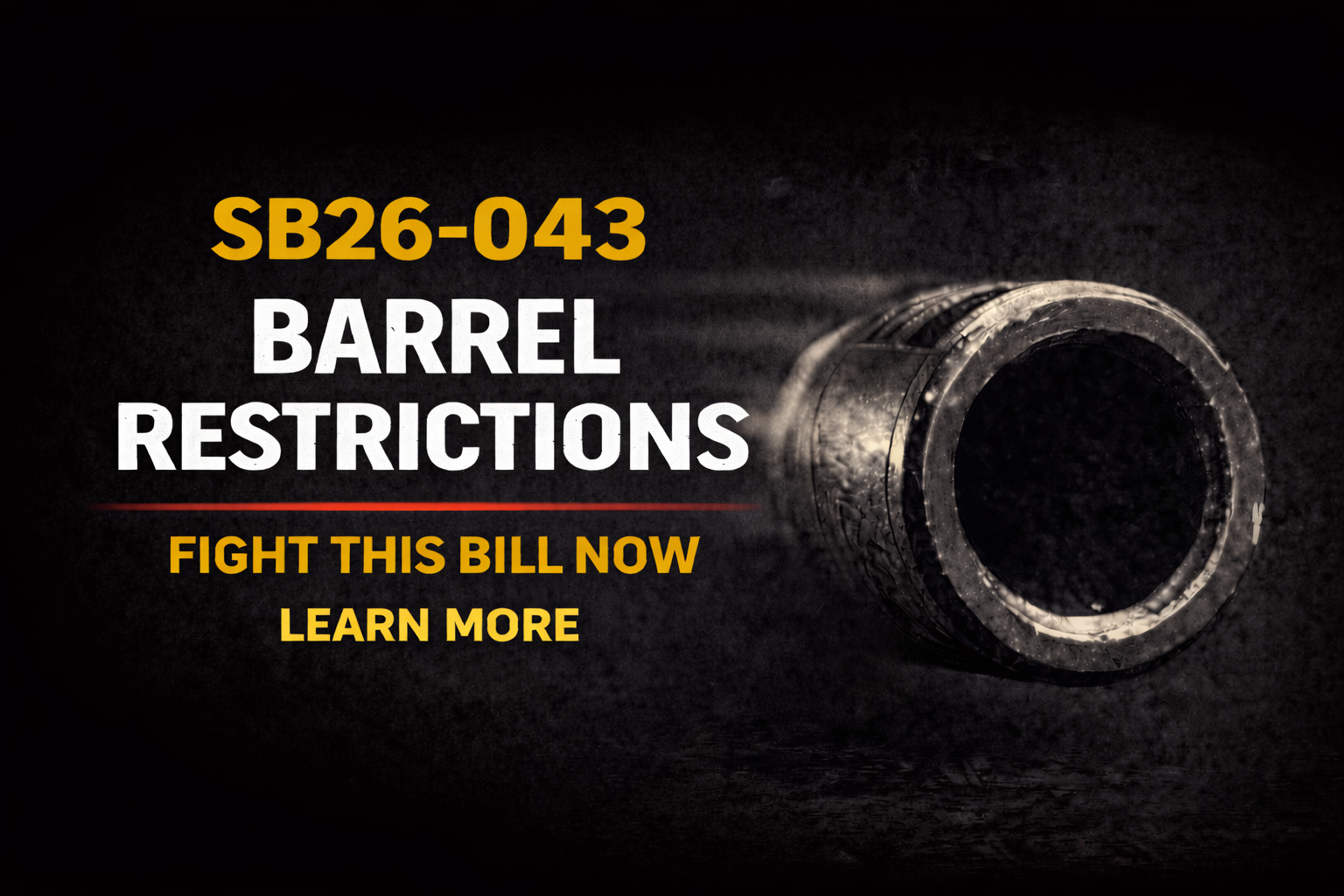 SB26-043 Colorado Barrel Restriction and Regulation Bill